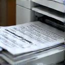 Photocopying machine in use